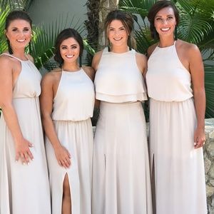 Princess Ariel High waist skirt Bridesmaid neutral